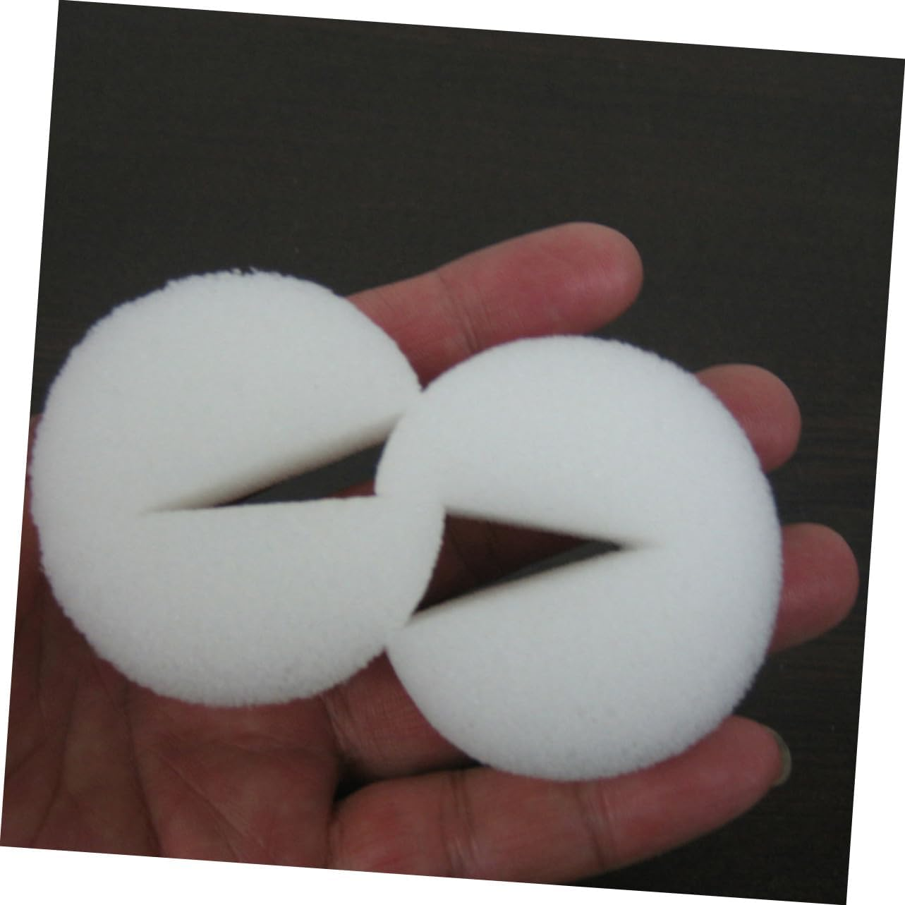 Yardwe Hydroponic Planting Sponges Garden Soilless Cultivation Accessories for Indoor Vegetable Growing 55 Pcs round Shape Reusable Grow Medium for Hydroponics System Gardening Tools image number 2