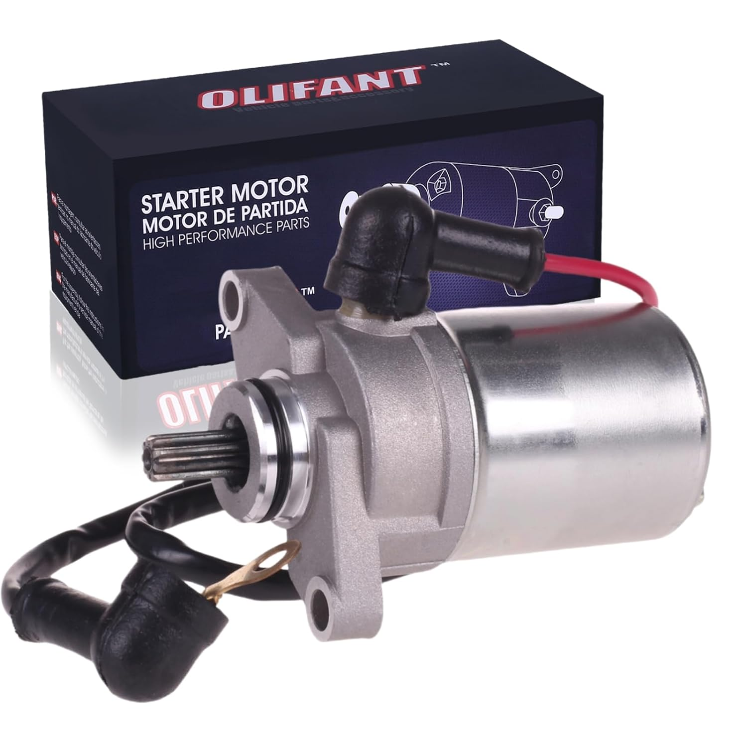 Starter for Polaris Sportsman 90 2001-2006 Predator Scrambler 90 Outlaw 50 Eton DXL-90 Sierra RXL-90 Viper TXL-90 0450533 0451692 0453848 Olifant image number 3