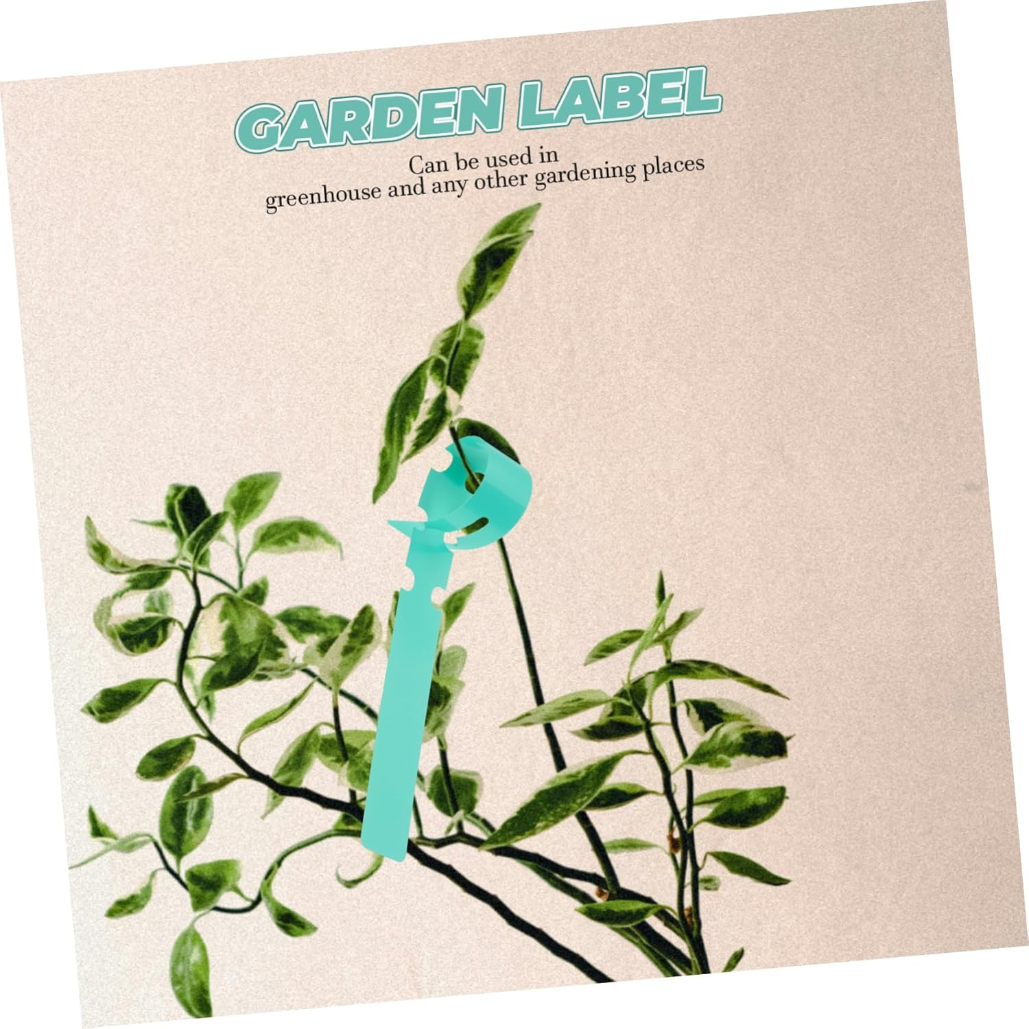 100Pcs Large Plant Tags for Garden Plastic Tree Labels Weatherproof Greenery Stakes 2X20Cm Wrap around Hanging Tags Easy to Write and Clean image number 1