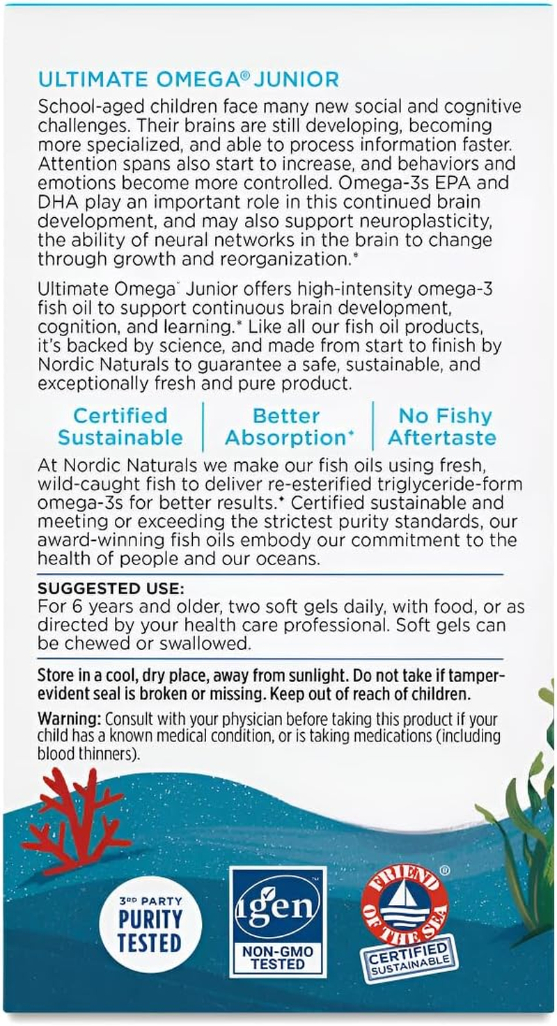 Nordic Naturals Ultimate Omega Junior 90 Ct Strawberry image number 6