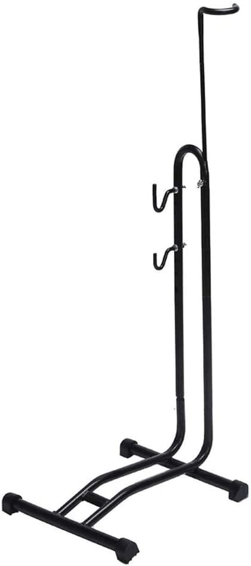 Horizontal and Vertical Bike Rack Floor Packing Stand, Solid Steel Construction, Non-Slip Feet, Space Saving Design for Living Room, Bedroom, Garage, Size-Large image number 2