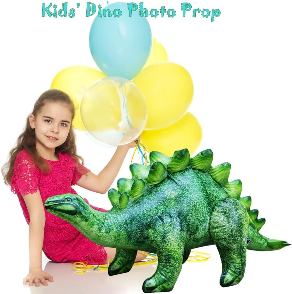Jet Creations Inflatable 46" Long Stegosaurus (Green) image number 6