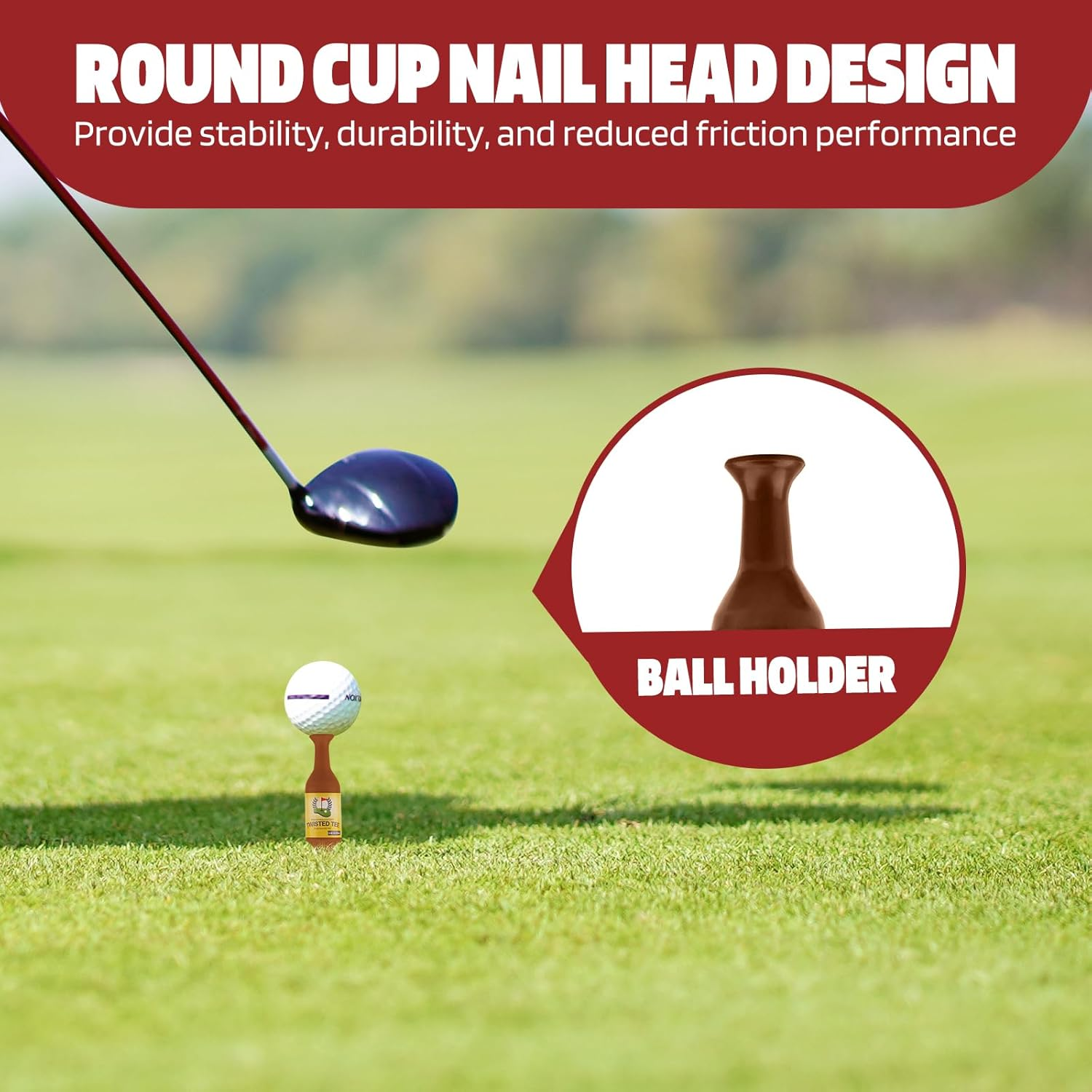 Powerful 12Pack Golf Tees,Funny Golf Tees 3.5Inch Beer Bottle Shaped Reusable Short Plastic Golf Accessories Ideal Joke Father'S Day Man and Woman Golfers Enthusiast image number 1