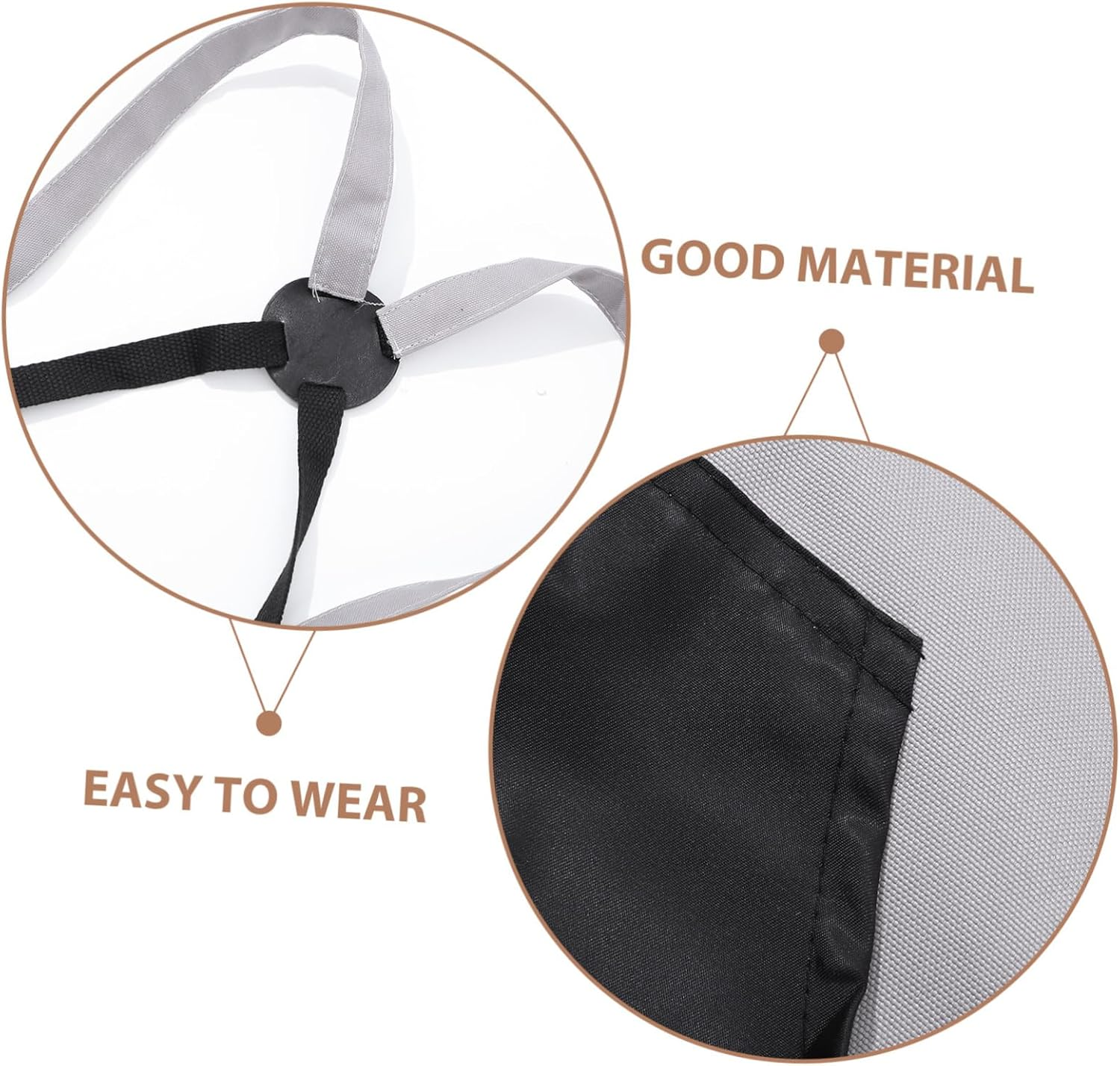 BESPORTBLE Oxford Cloth Apron Large Pockets for Gardening Fruit Picking and Vegetable Harvesting Fabric Apron for Outdoor Use image number 6