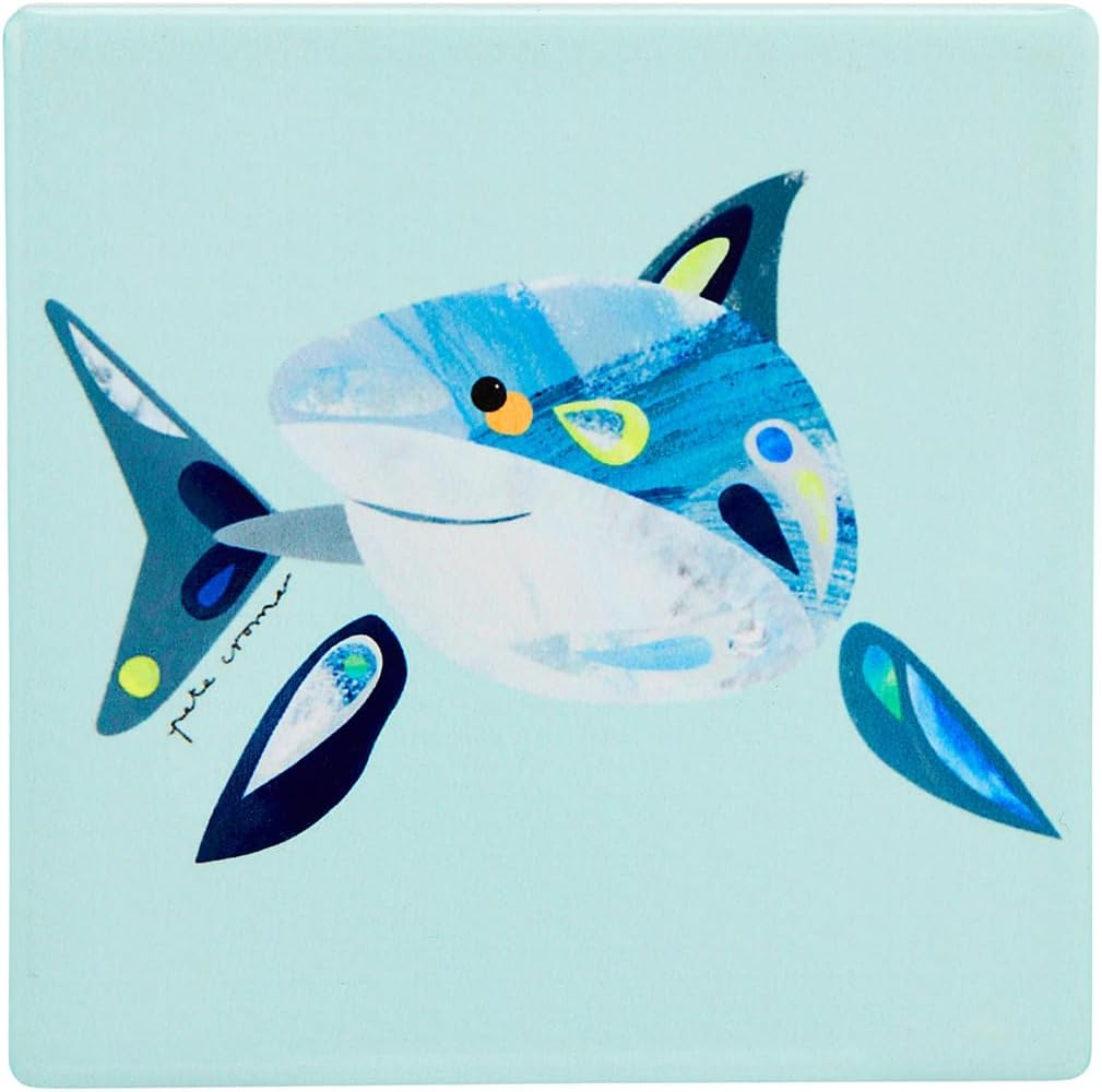 Maxwell & Williams Pete Cromer Ozzie Ocean Cork Back Coaster 10.5Cm Set of 4 Assorted Gift Boxed image number 6