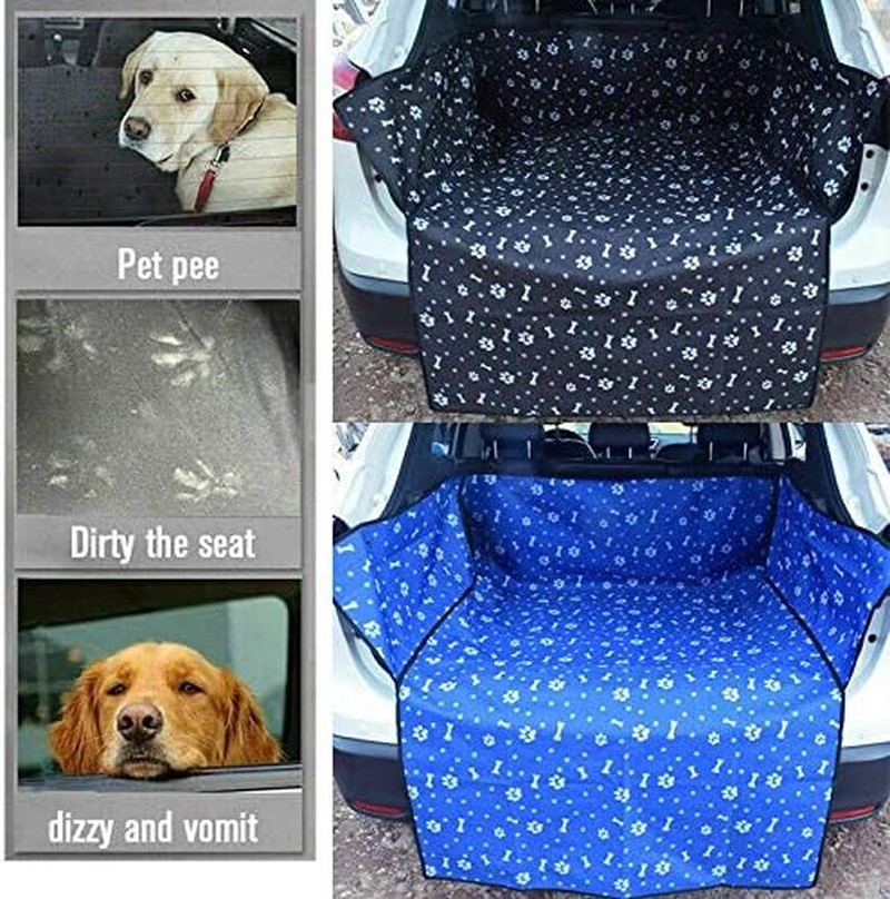 Dog Car Dirt Pad Pet Cover Protective Mat, Baceyong Universal Dog Car Boot Liner Bumper Pet Cover Protective Mat, Waterproof - Black image number 1