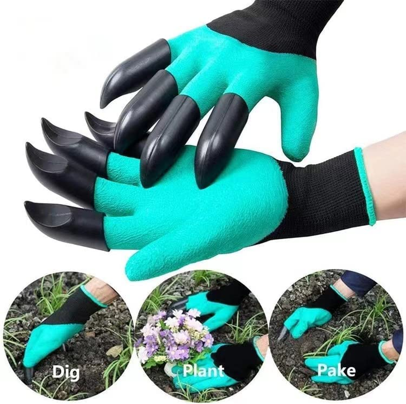 Garden Gloves with Claws, Waterproof and Breathable Garden Gloves for Digging Planting, Best Gardening Gifts for Gardening Enthusiast image number 2