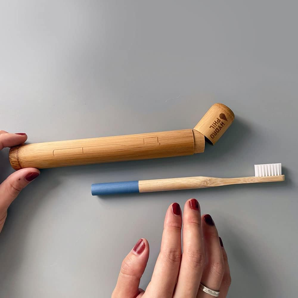 Hydrofill Toothbrush Case Bamboo Toothbrush Holder image number 1