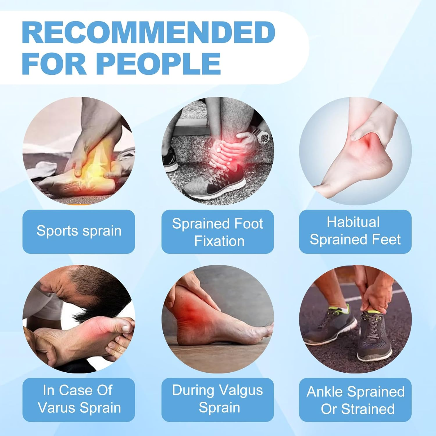 Ankle Brace for Basketball Soccer Sports,Ankle Support Brace with Open Heel for Ligament Injuries and Soft Tissue Treatment,Breathable Ankle Compression Sleeve (XL) image number 5