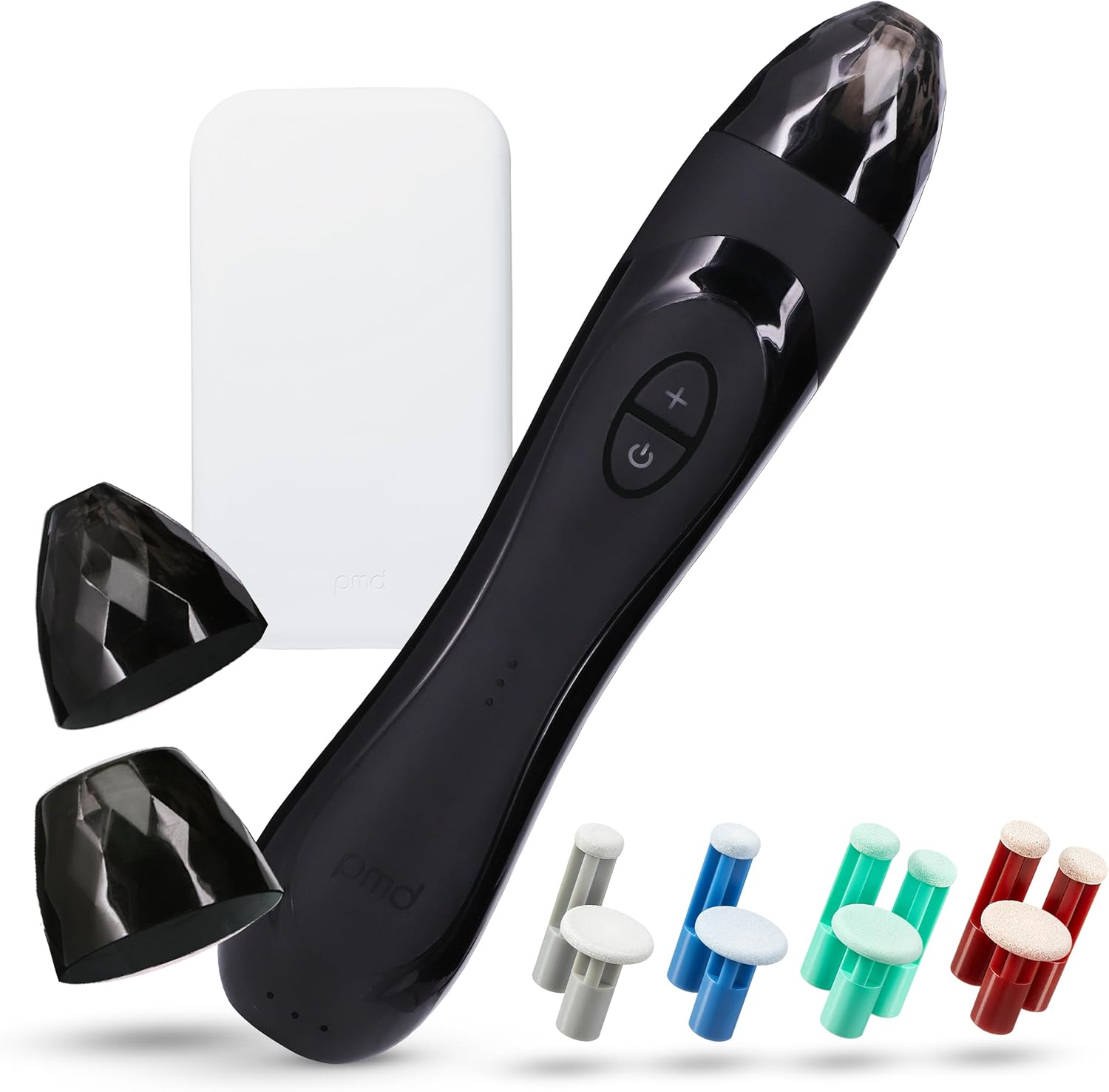 PMD Personal Microderm Elite Pro - At-Home Microdermabrasion Machine with Kit for Face & Body - Exfoliating Crystals and Vacuum Suction for Fresh and Radiant Skin - High, Moderate, & Low Speed and Suction Options