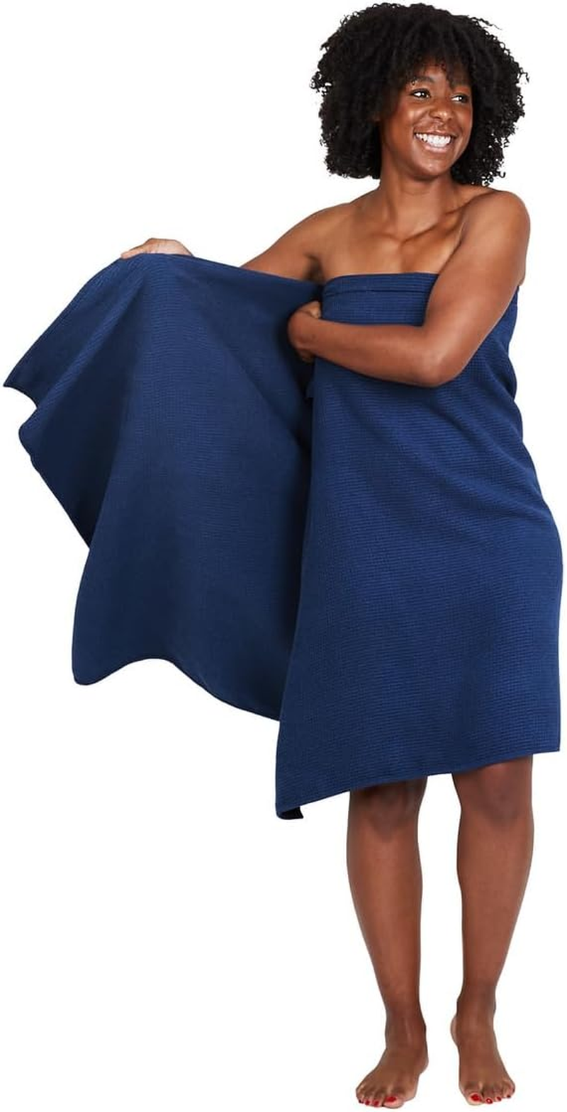 Dock & Bay Bath Towel - for Home - Quick Dry, Super Absorbent - Includes Bag - Classic - Nautical Navy, Small (85X40Cm, 33X16) image number 3