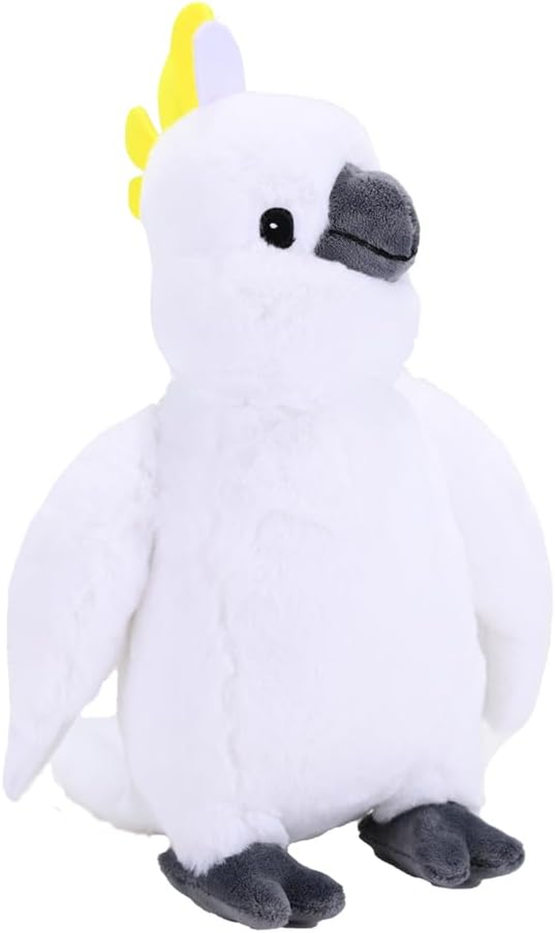 Wild Republic Ecokins Cockatoo, Stuffed Animal, 12 Inches, Kids, Plush Toy, Made from Spun Recycled Water Bottles, Eco Friendly, Child&rsquo;S Room Decor