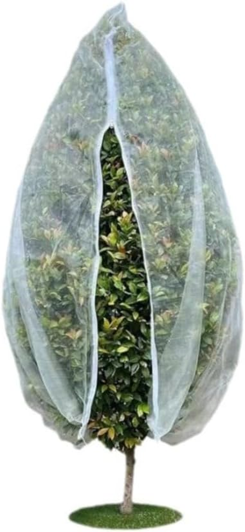 Fruit Tree Netting with Zipper and Drawstring, Large 10Ft X 10Ft Garden Mesh Cover Blueberry Bush Tomato Cover Bird Netting for Protecting Garden Trees Vegetables Flowers image number 3