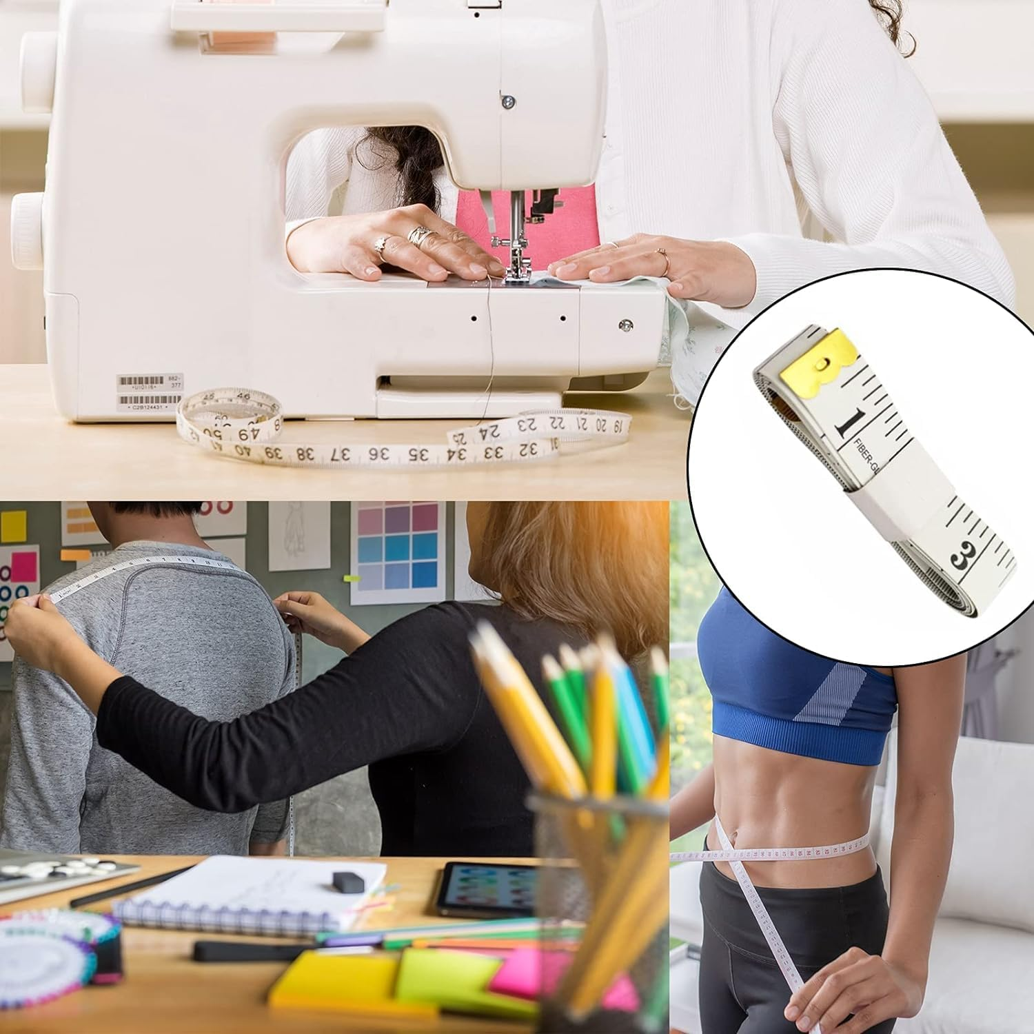 2 Pack Knit Elastic Spool,Heavy Stretch High Elasticity Knit Elastic Band 1 Inch Wide 10 Yard Long, for Sewing Craft Craft DIY Projects (Black & White) image number 6