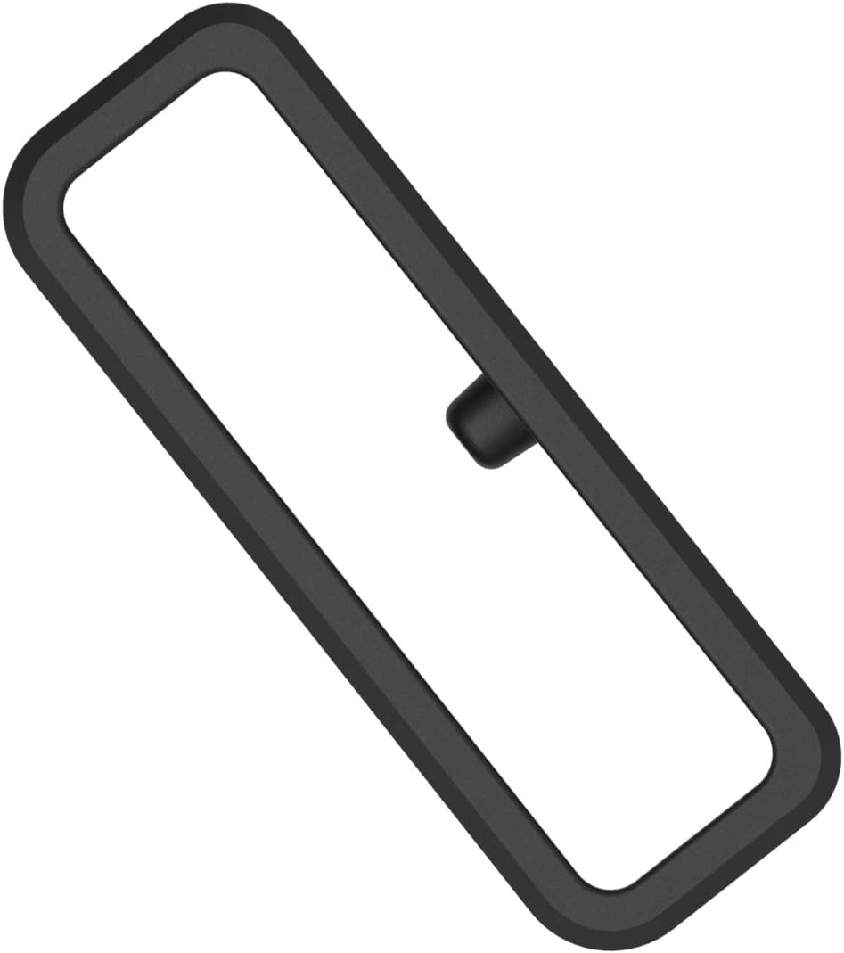 6Pcs Fastener Rings Compatible for Garmin Forerunner 935 945 945 LTE Bands Strap Silicone Connector Security Loop Keepers Ring for Forerunner 935 Replacement Bands - 6Pcs: Black image number 5