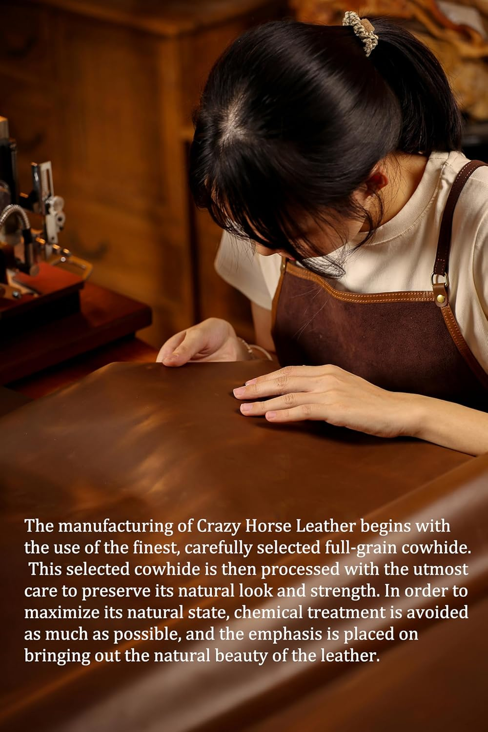 Ontto Car Key Cover Fit for GWM HAVAL H6 M6 ORA Good Cat White Cat IQ Car-Styling Handmade Leather Key Case Holder Keyring Key Chain Smart Key Shell Bag Accessories - Black image number 4