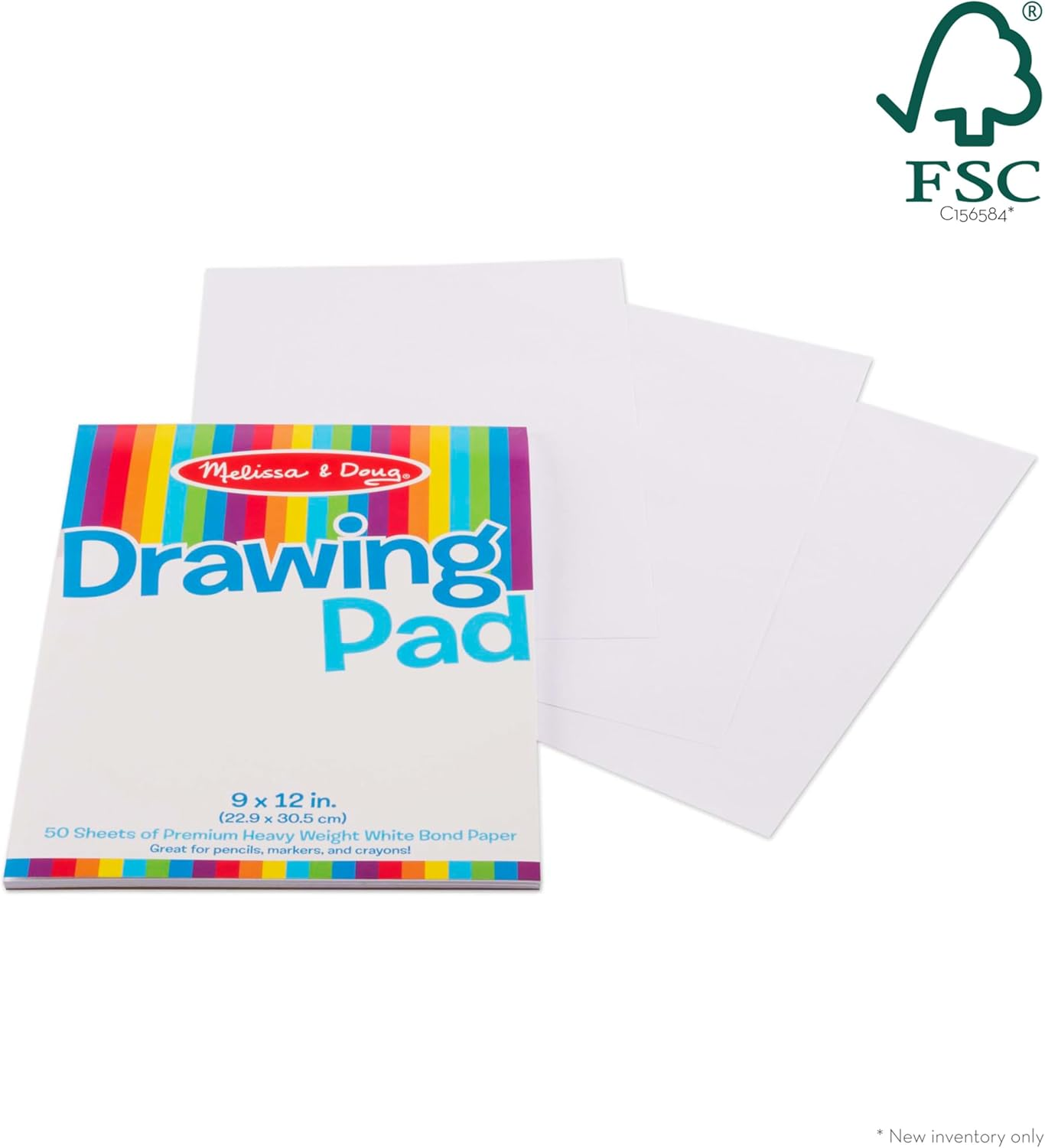 Melissa and Doug Drawing Pad (229 X 305Mm) - 50 Sheets image number 4