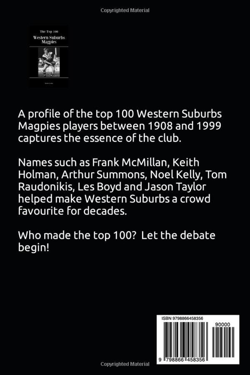 The Top 100 Western Suburbs Magpies