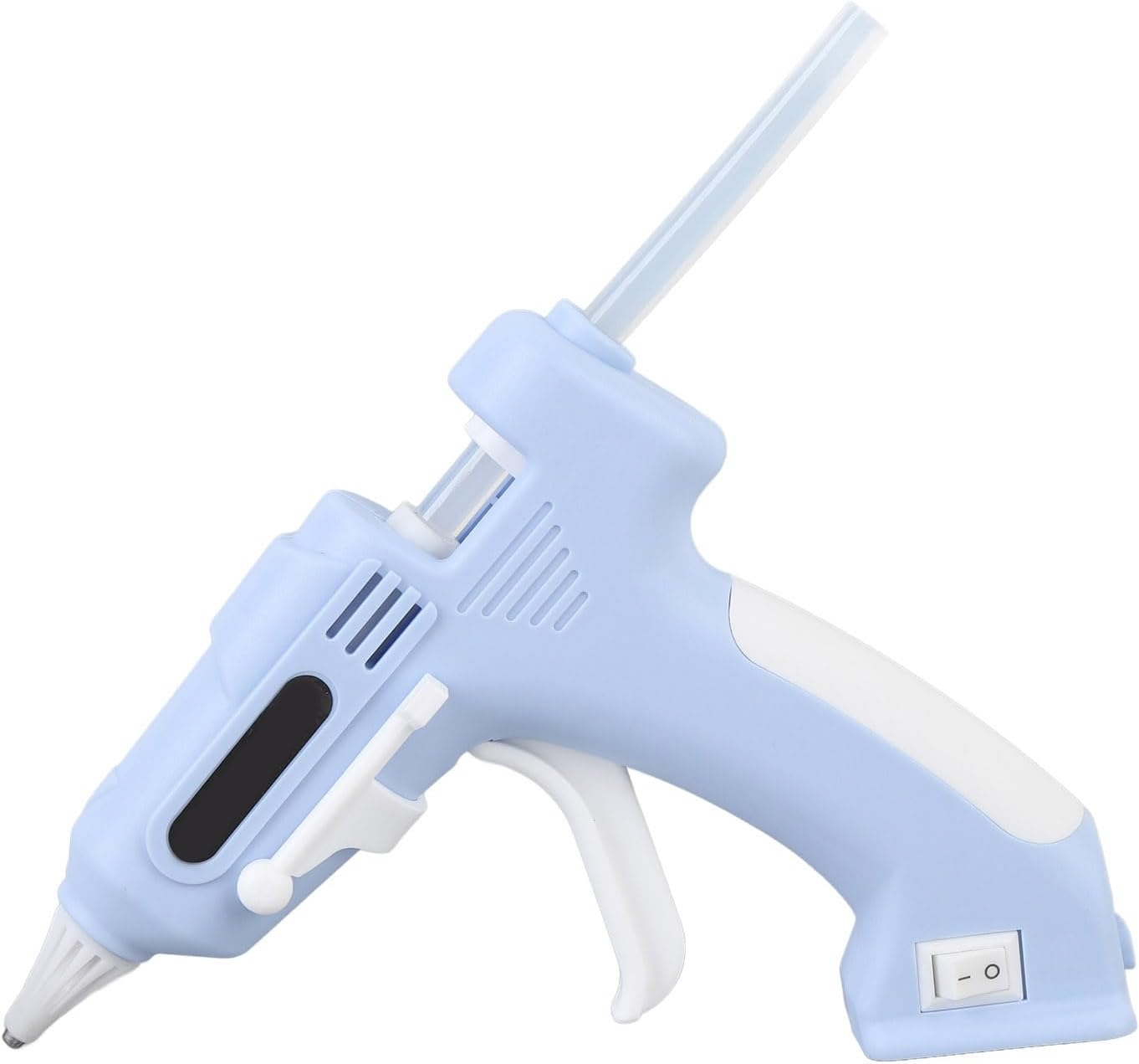 Cordless Hot Glue Gun Kit with 10 Glue Sticks, Fast Preheating Hot Melt Gun, 2000Mah Rechargeable Glue Gun with Nozzle Stand, for Crafts, Artwork, DIY Cat Carriers (Green)