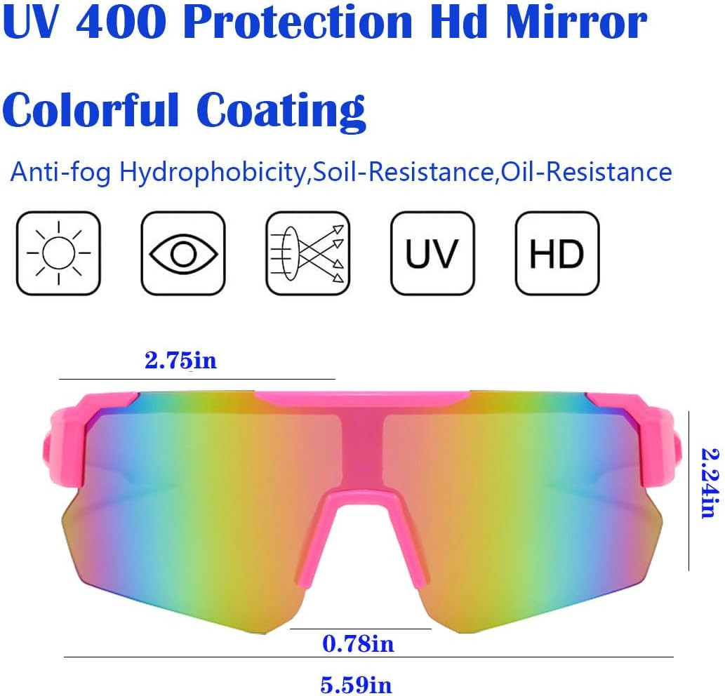 Youth Baseball Sunglasses Sports Running UV400 Polarized Glasses Youth Kids for Boys Girls 8-12 Cycling Softball Golf Skiing image number 3