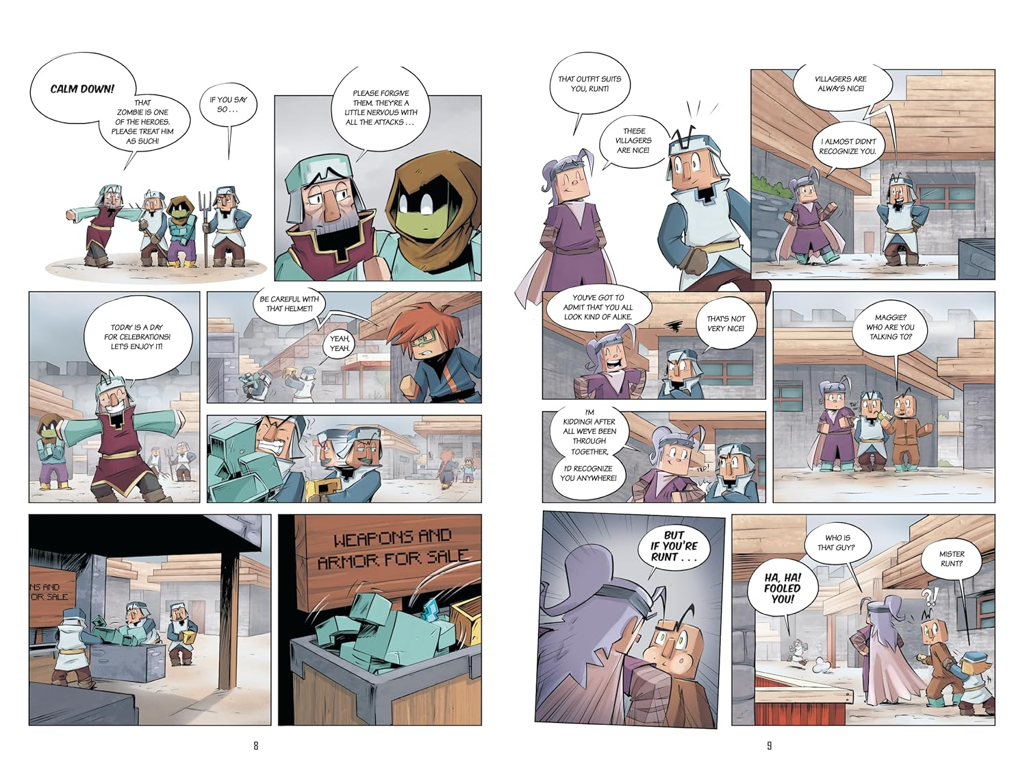 Diary of an 8-Bit Warrior Graphic Novel: Another World (Volume 3) image number 6