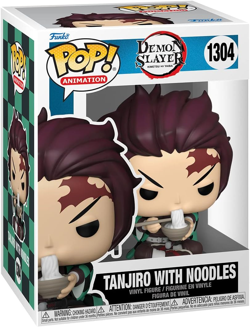 FUNKO POP! ANIME: Demon Slayer - Tanjiro with Noodles image number 3