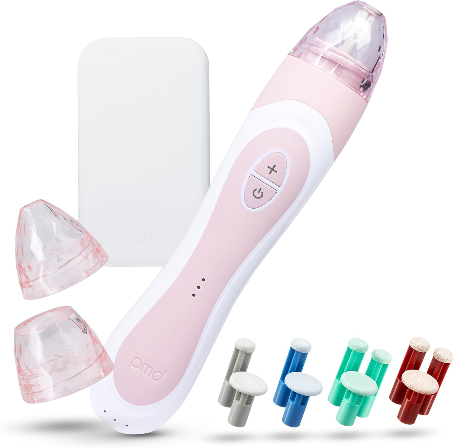 PMD Personal Microderm Elite Pro - At-Home Microdermabrasion Machine with Kit for Face & Body - Exfoliating Crystals and Vacuum Suction for Fresh and Radiant Skin - High, Moderate, & Low Speed and Suction Options