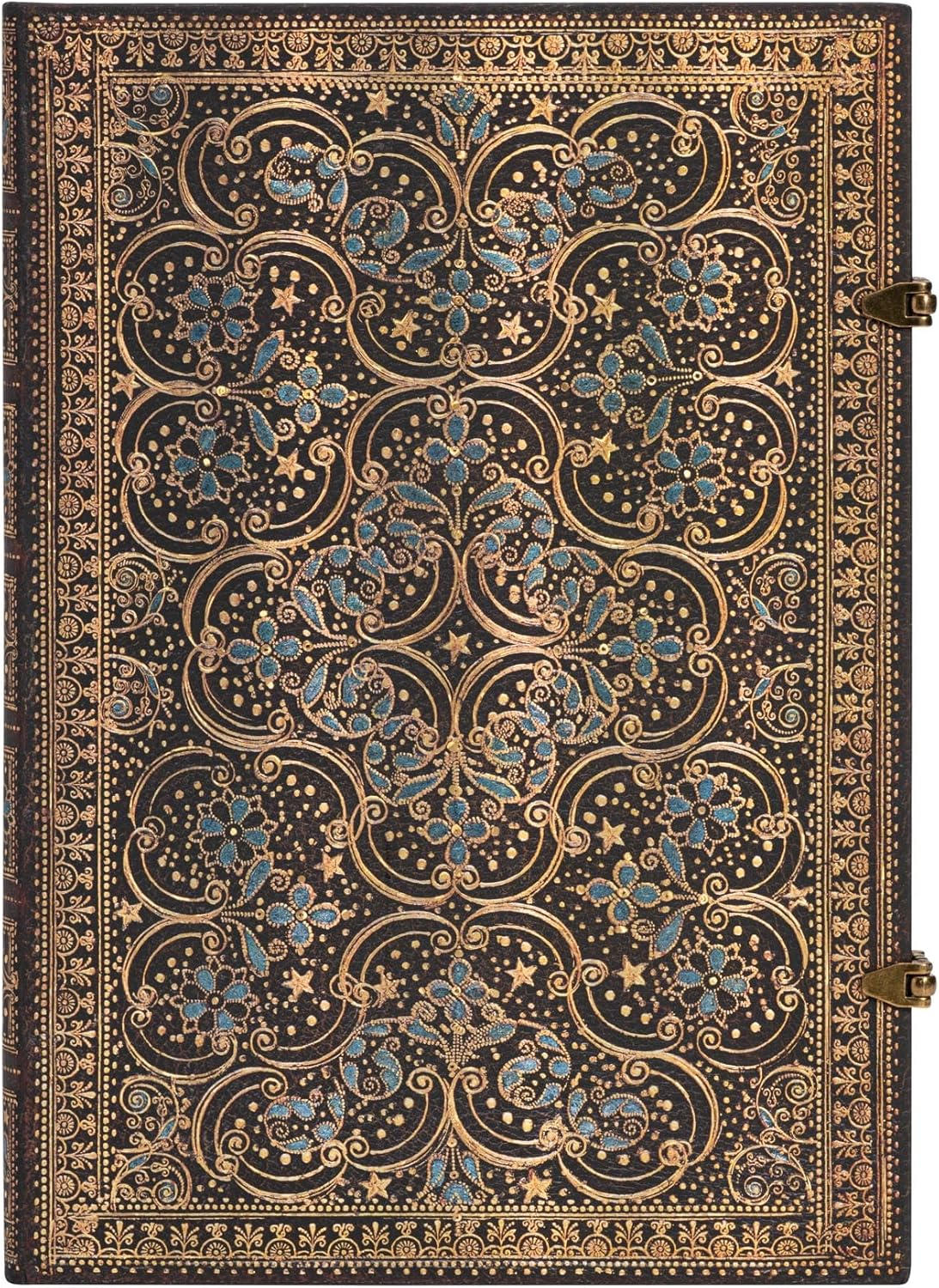 Restoration Grande Unlined Hardcover Journal: Hardcover, 120 Gsm, Ribbon Marker, Pouch, Clasp Closure, Book Edge Printing image number 1