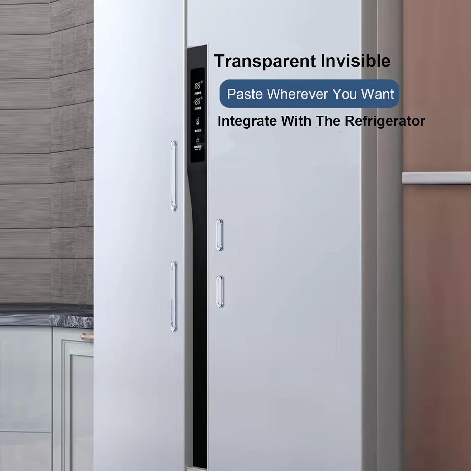 Clear Furniture Bumpers 18-Pack (18 Long) - Adhesive Backed Silicone Rubber Wall Protector Pads for Chair, Cabinet, Shower Door, Drawer, Toilet Lid, Car Door Guard