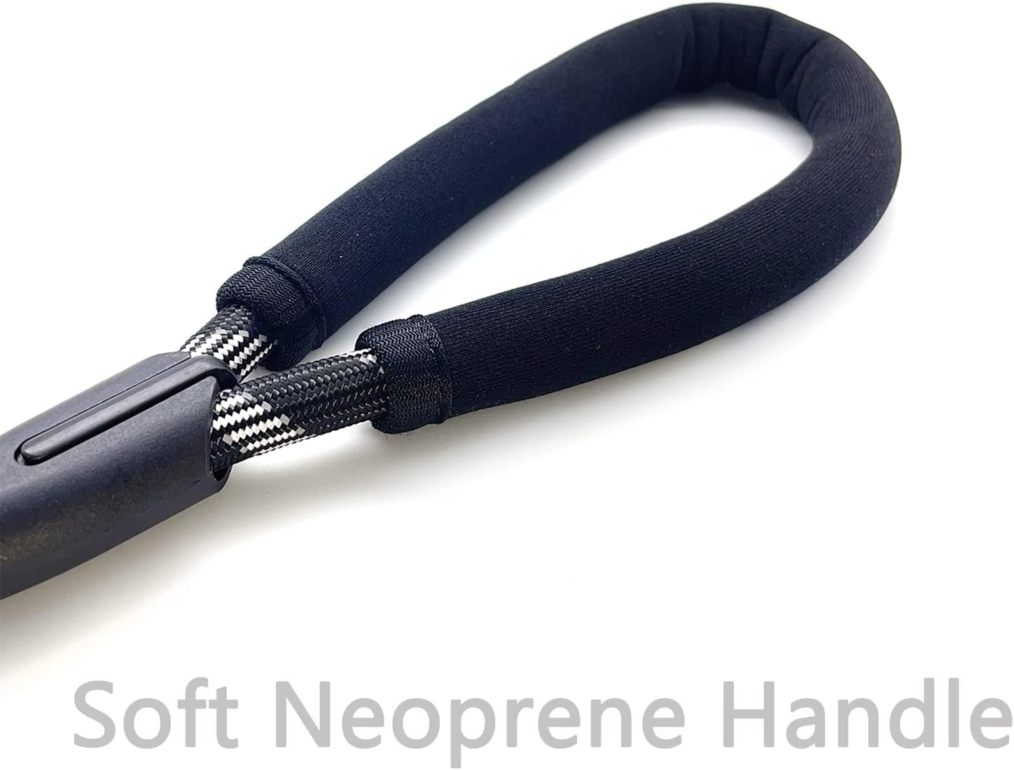 Dog Leash Short Training Dog Leashes for Medium Large Dogs with Comfortable Padded Handle up to 80Lbs Black image number 2