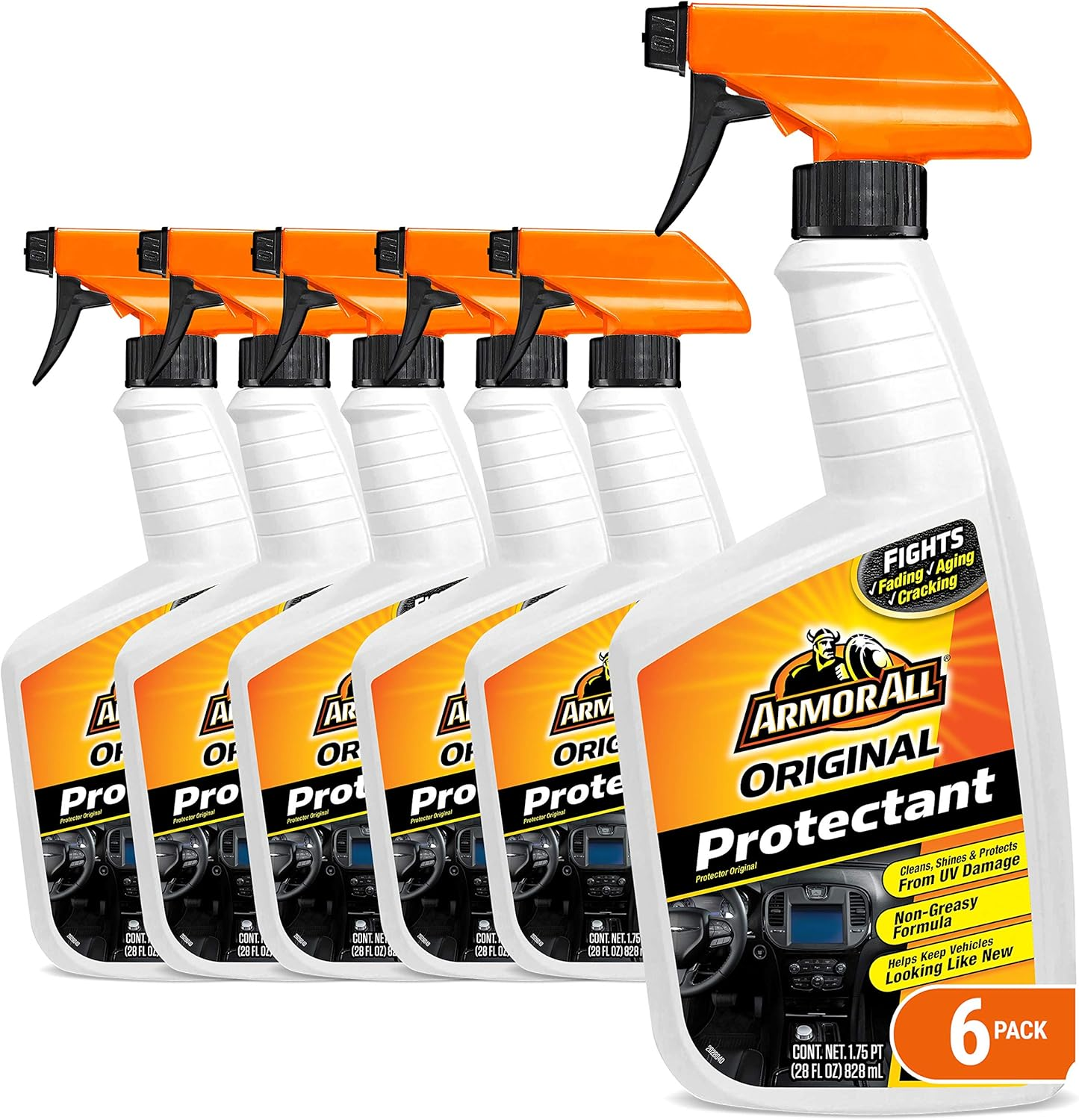 Armor All Car Protectant Refill, Car Interior Cleaner with UV Protection, 1 Gal Each, 4 Pack image number 3