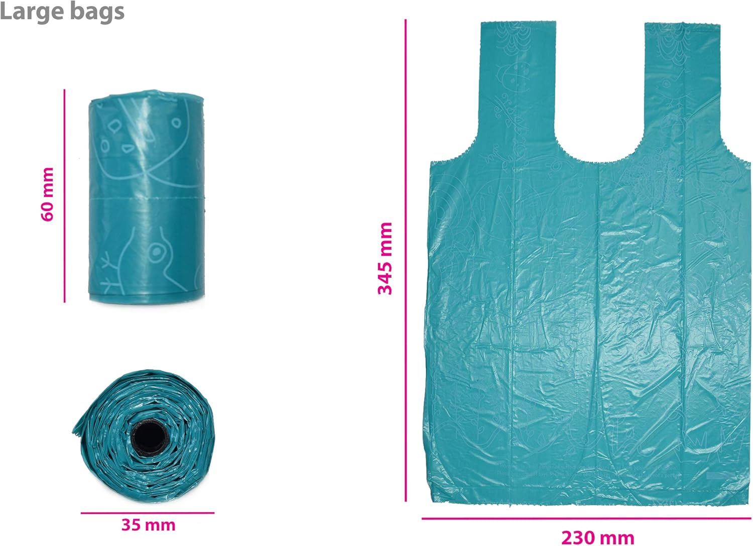 Kong Handipod Pick up Bag Refills (Pack of 60)