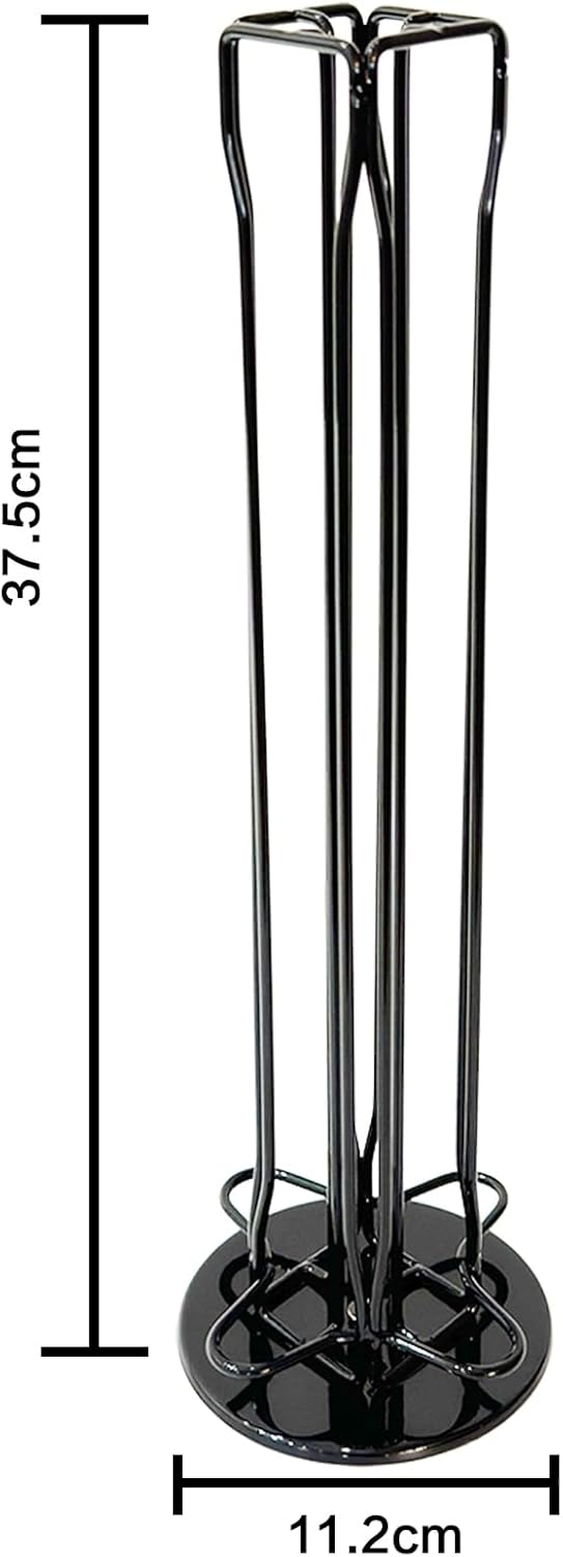 DECORBREW Coffee Pod Storage Holder Stand Kitchen Organizer Compatible with Nespresso Originalline Coffee Capsules Pods Black Stores 40 Pods（Coffee Pods Excluded） image number 3