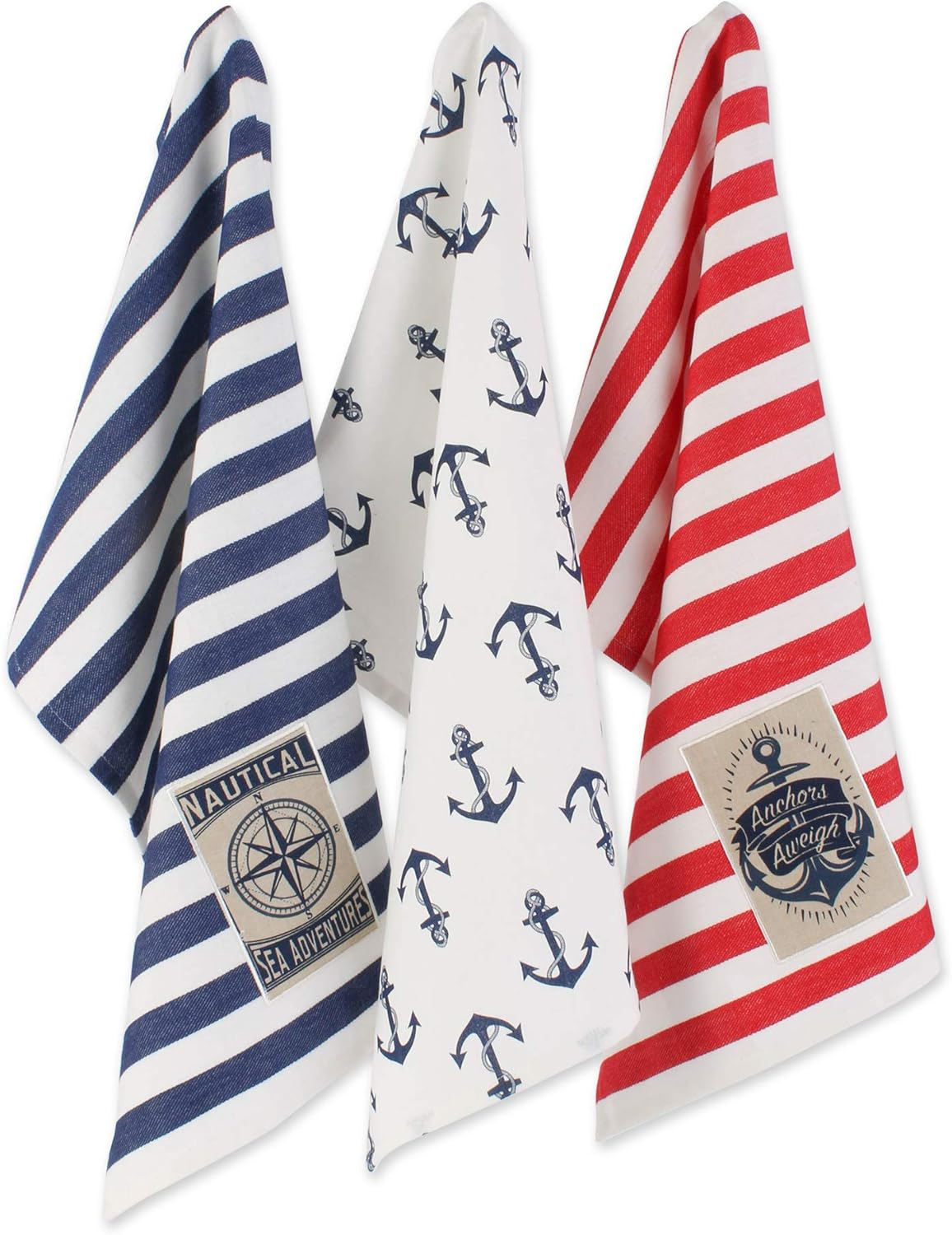 DII Maritime Spread Kitchen Textiles, 18X28, 3 Piece