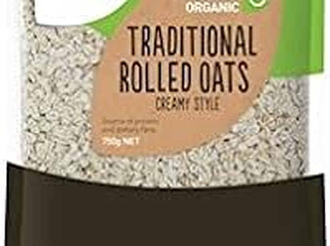Lotus Certified Organic Unstabilised Rolled Creamy Style Oats 750 G, 750 G image number 3