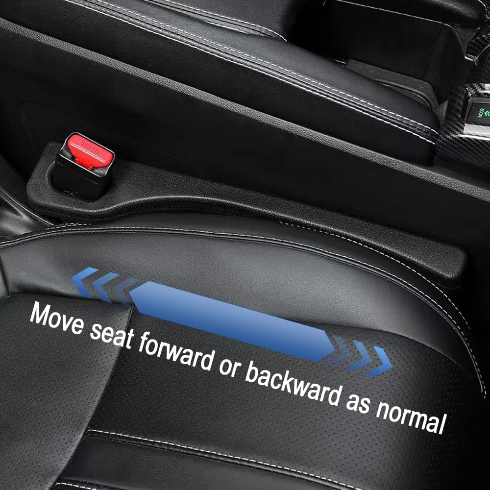 Car Seat Gap Filler Set of 2, Soft Foam Seat Gap Filler Universal Fit Car SUV Truck to Fill the Gap between Seat and Console