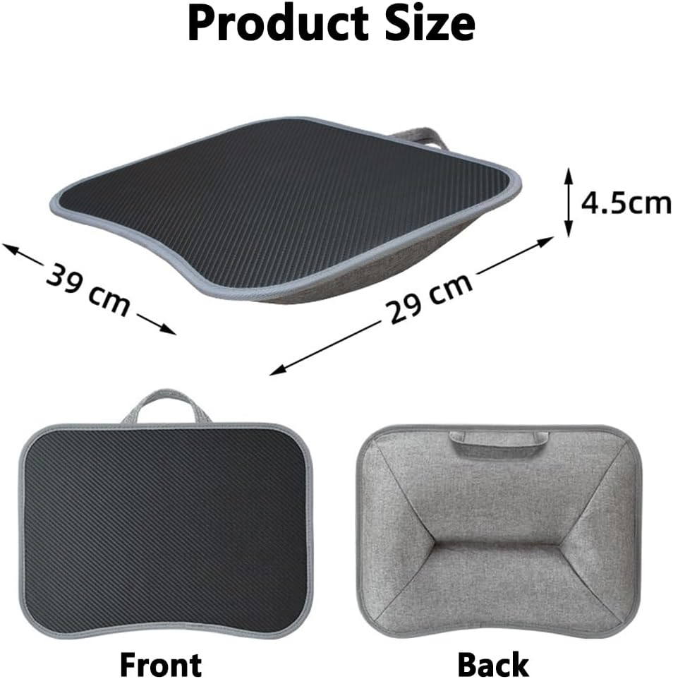 Lap Desk,Portable Lap Desk with Handle,Writing Padded Tray,Laptop Stand,Tablet Computer Desk,Lazy Bed Table,Tablet Stand,For Bed, Sofa, Car,Travel image number 2