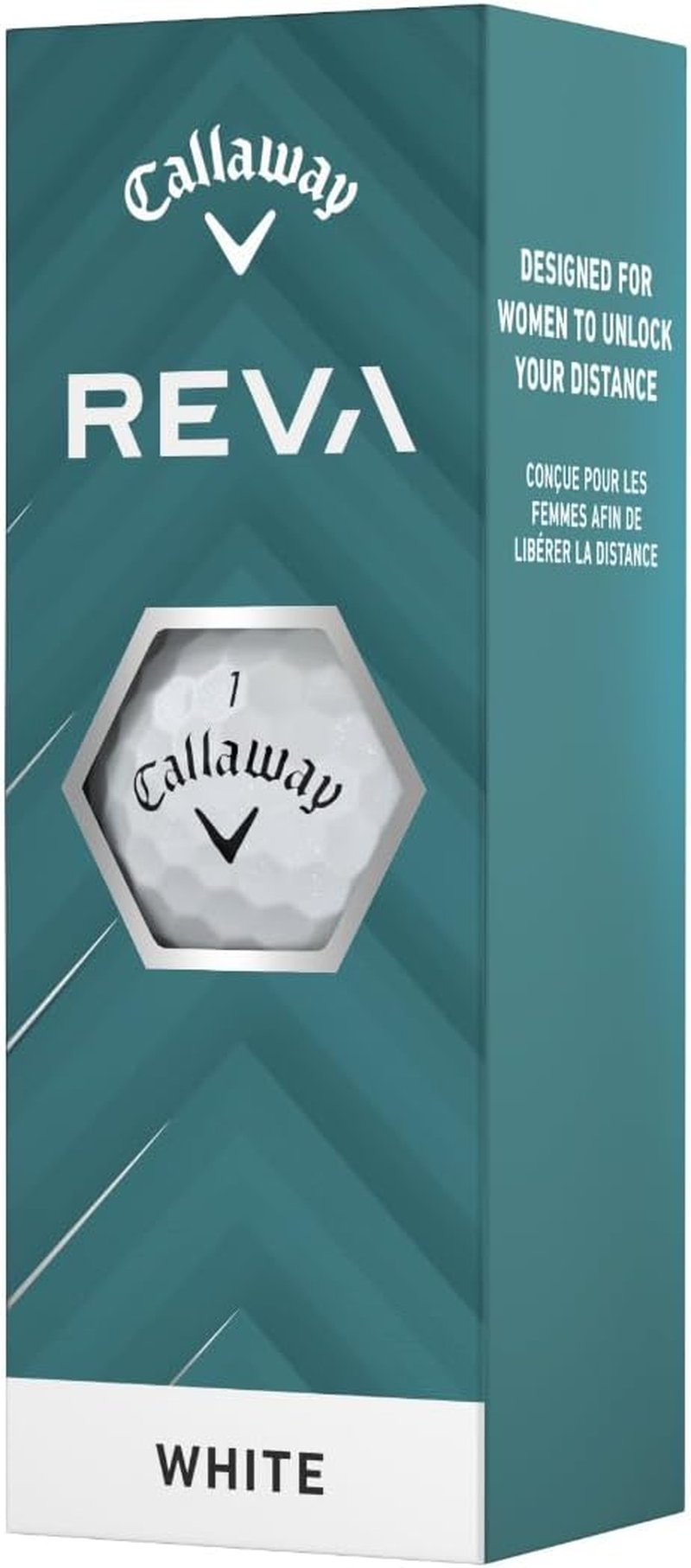 キャロウェイ(Callaway) ゴルフボール REVA 25 1ダース(12個入り) 2ピース構造 - Pink image number 2