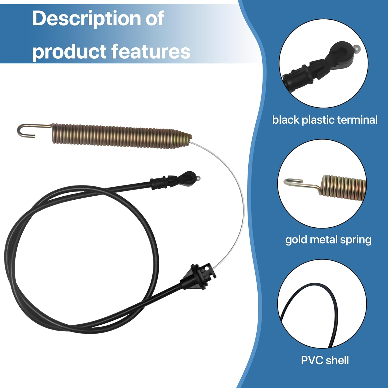 175067 Lawn Mower Throttle Controls Cable