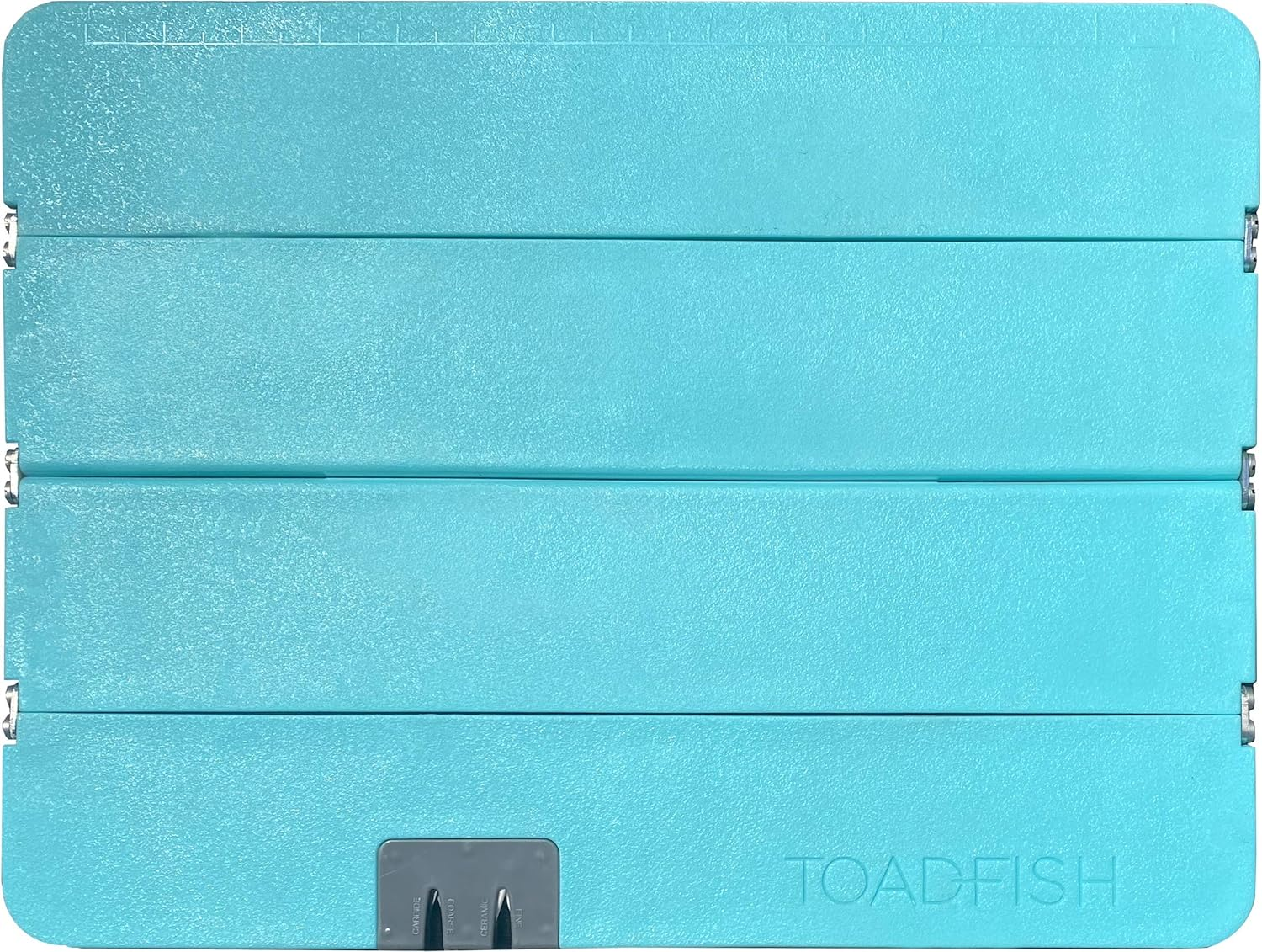 TOADFISH Folding Cutting Board with Knife Sharpener - Teal image number 4