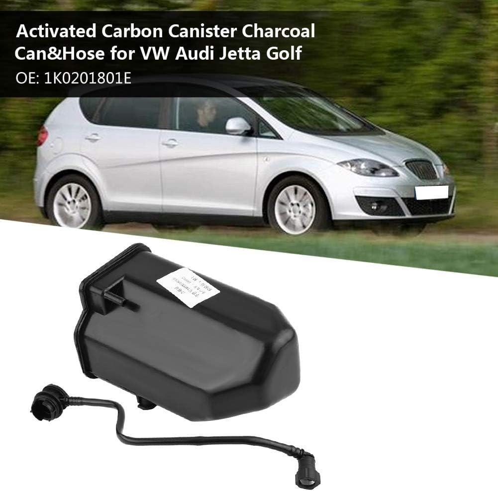 Carbon Canister, ABS Plastic Activated Carbon Canister Charcoal Can & Hose Replacement Car Carbon Canister 1K0201801E Comaptible with A3 Tt，Suitable for Skoda Octavia，Vw Golf VI Jetta Scirocco image number 5