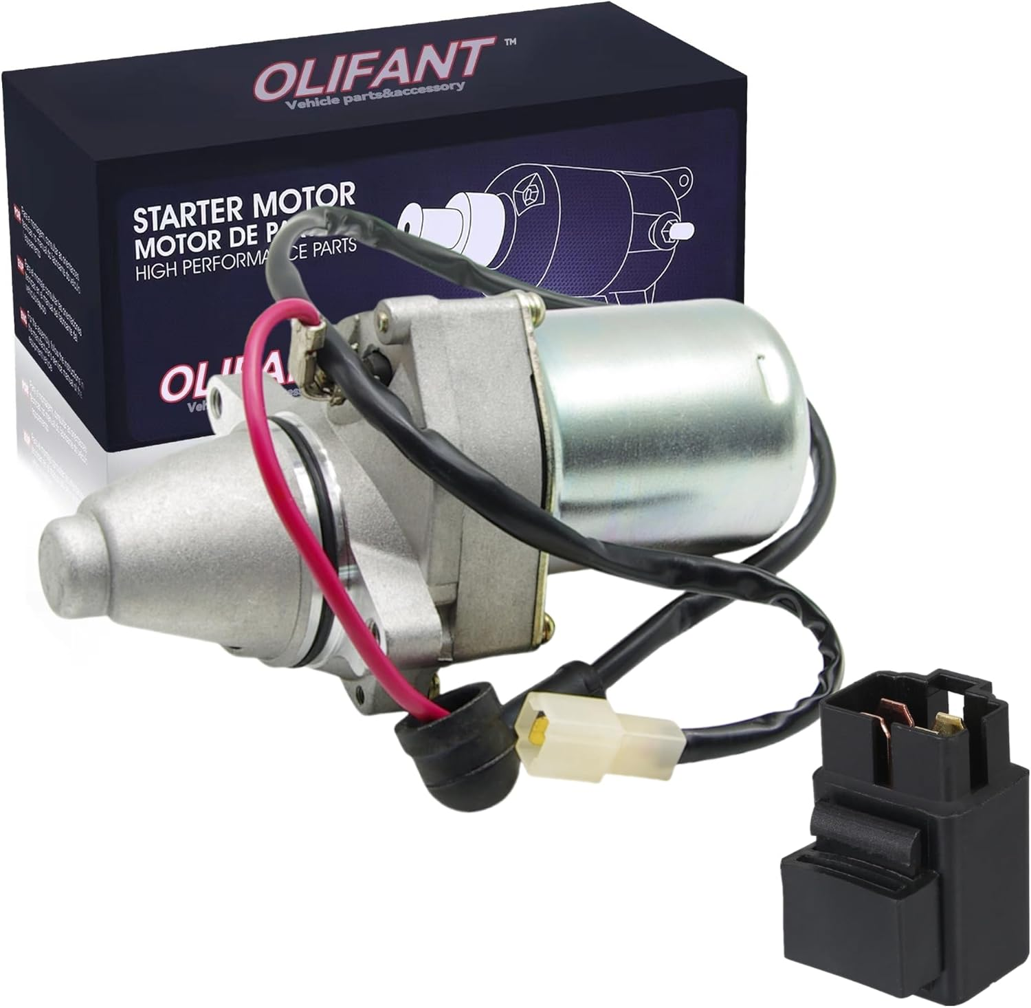 Starter Motor for Suzuki LT80 Quadsport Kawasaki KSF80 KFX80 31100-40B00 31100-40B01 21163-S003 OLIFANT image number 2