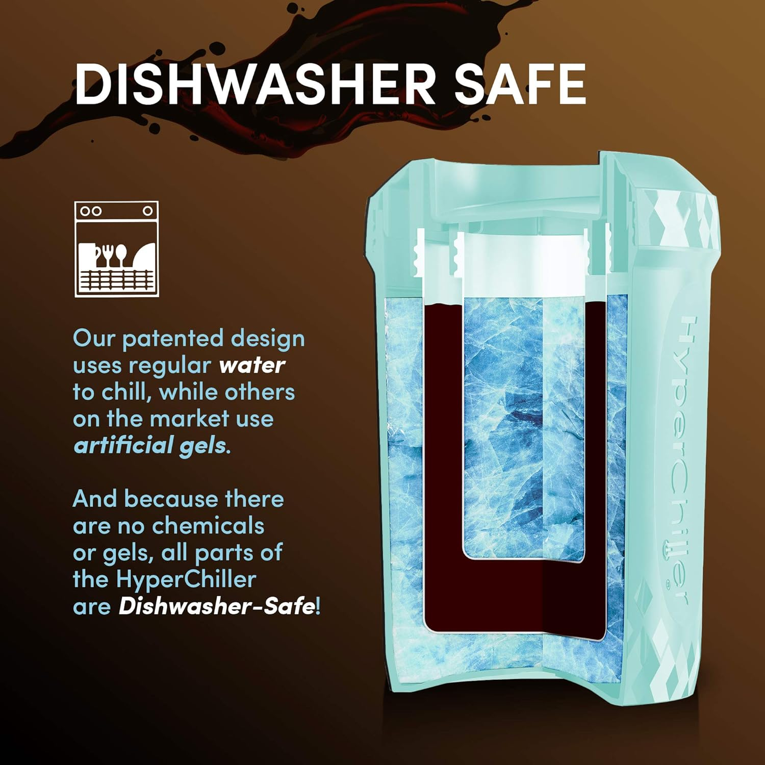 Hyperchiller Elite Gourmet Beverage Chiller, 12.5 Oz, Mint image number 6