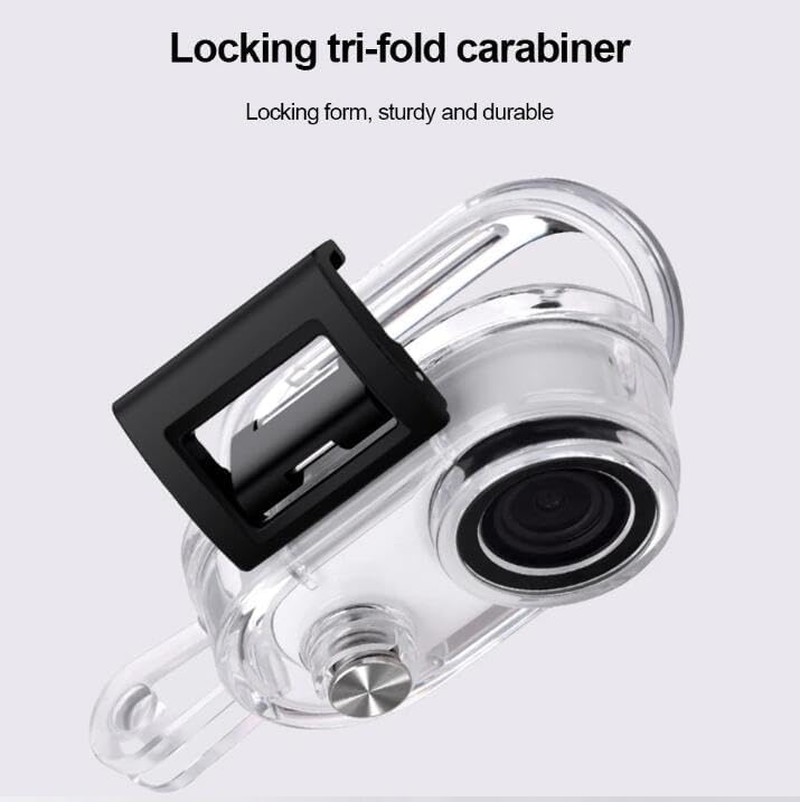 Coyktonty Dive Case Waterproof Case for Insta360 Go 3S/GO 3, Underwater Diving Protective Shell 40M with Bracket Accessories image number 2