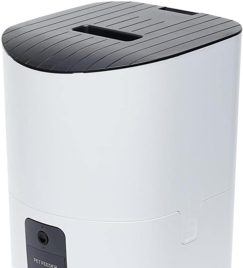 Pawz Food Dispenser Automatic Pet Feeder with Camera, White, Automatic Fish Feeder, Cat Dog Slow Feeder, Automatic Cat Feeder Wet Food, Photo and Video Record, Interaction, Night Vision image number 6