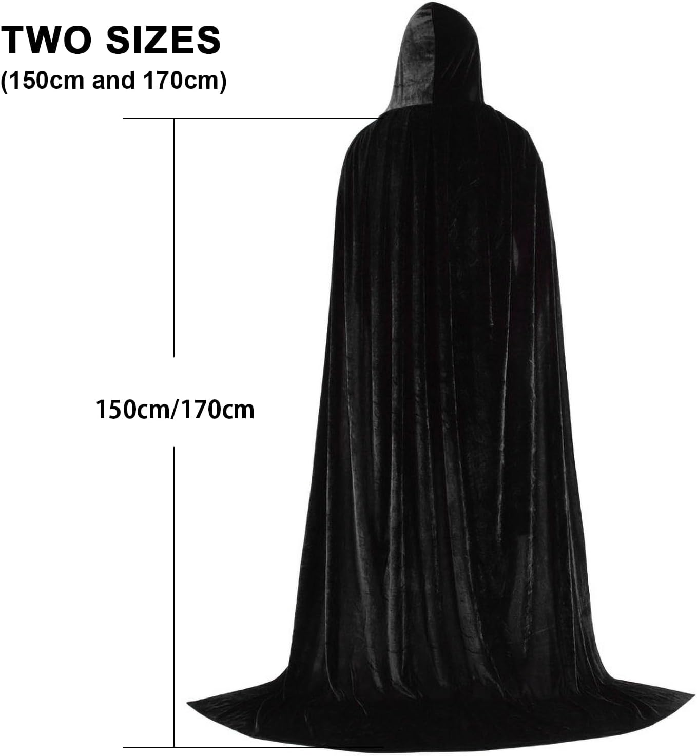 GIOD Halloween Cape Cloak, Wizard Cape, Full Length Hooded Cloak Costume Is Perfect for Halloween, Christmas, Cosplay Costumes image number 1