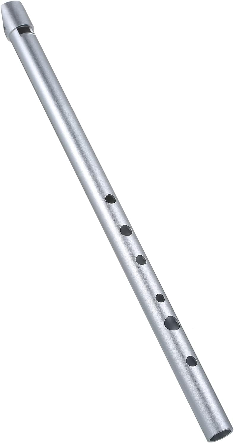 Traditional Irish Tin Penny Whistle in Key of C for Beginners, Intermediates & Experts - 6-Hole Flute Wind Instrument image number 3