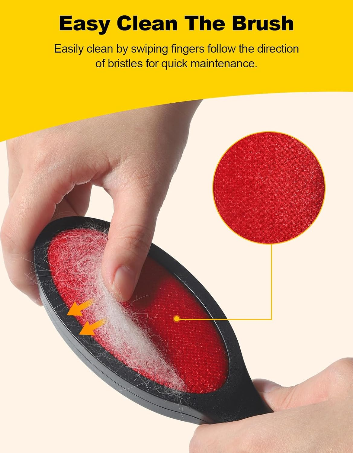 Lint Brush Lint Remover Lint Brushes for Clothes - Dual Sided Reusable Pet Hair Remover for Clothes Sheet Carpet Furniture Fabric - Set of 2 image number 1