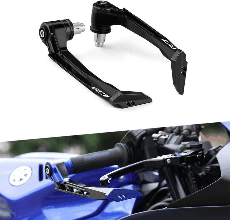 Modeer Handguards for YZF-R7 Motorcycle Handlebar Grips Guard Brake Clutch Levers Protector Accessories (Blue)