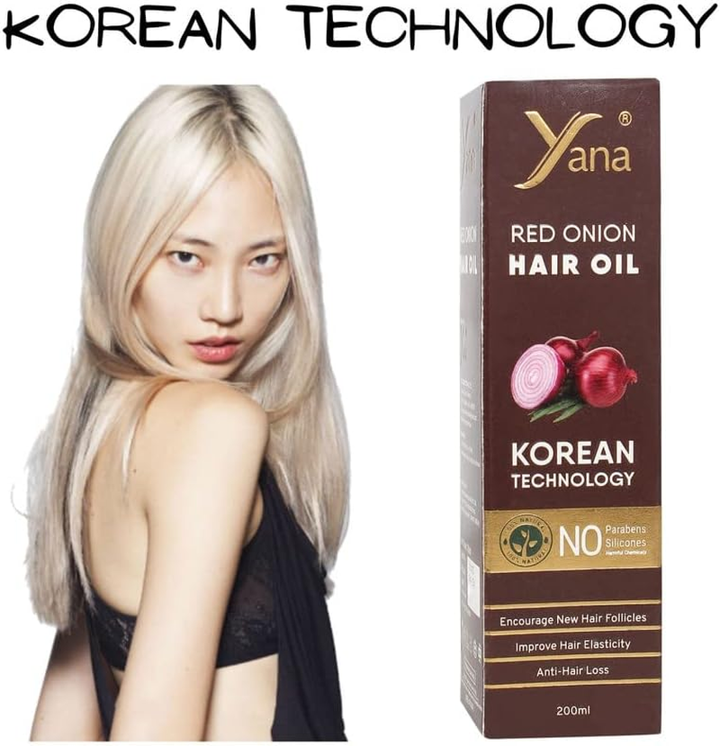 Onion Hair Oil for Thicker and Stronger Hair Made with Rosemary Oil by Korean Technology image number 4